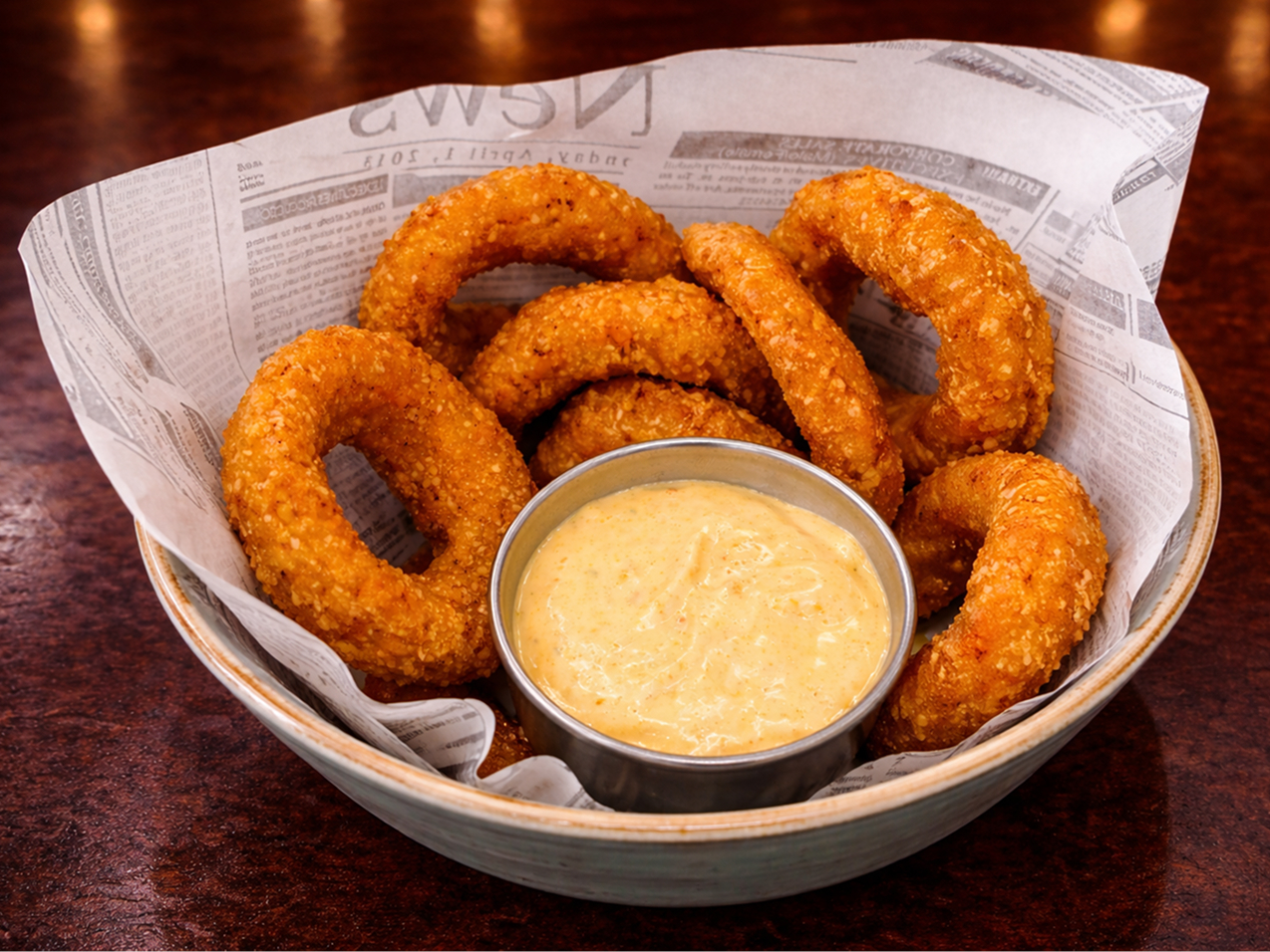 Spicy Onion Rings