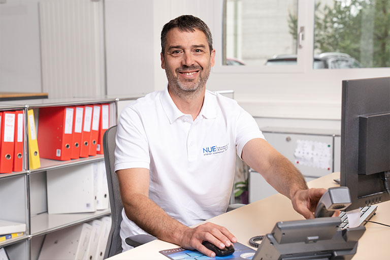 Portrait of Sven Heuberger, Head of Back Office