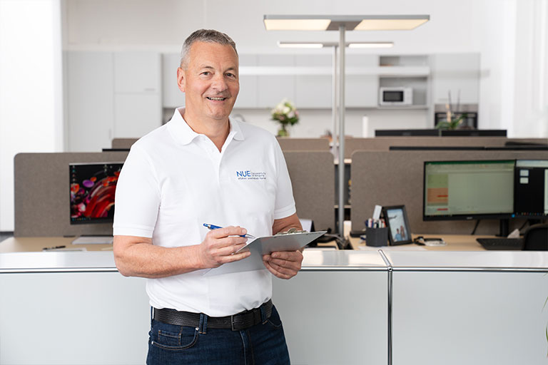 Portrait of Dieter Jordi, Management