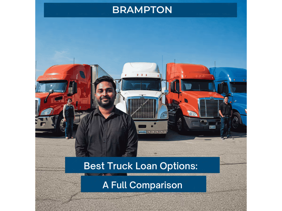 Shopping for a truck loan in Brampton? Compare banks, brokers, and alternative lenders to find the best financing for your needs.