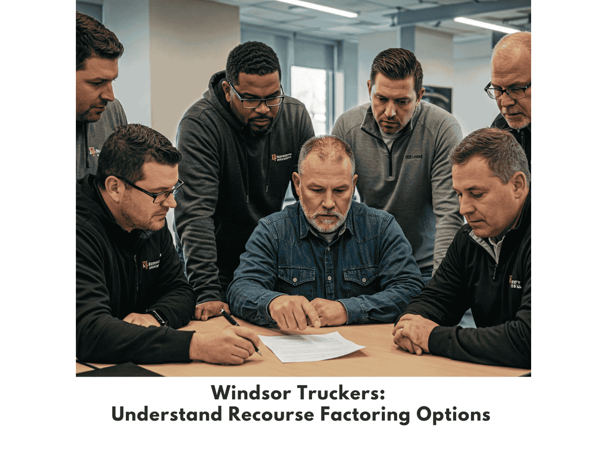 Recourse vs. Non-Recourse Factoring for Windsor Truckers