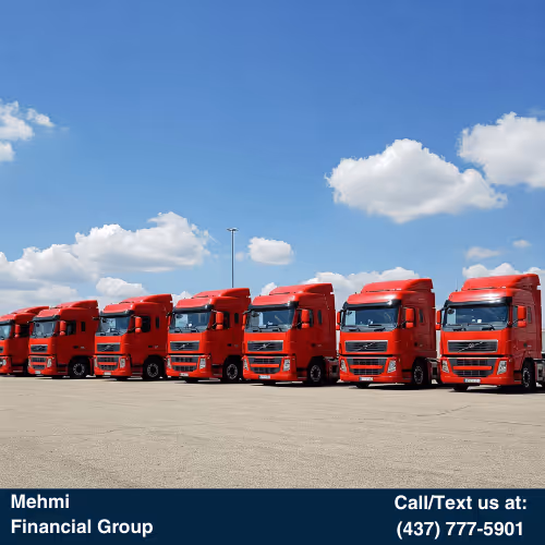 Explore Ontario trucking business loans. Mehmi Financial Group helps trucking companies in Brampton, London & Windsor finance fleets, equipment, and operations.