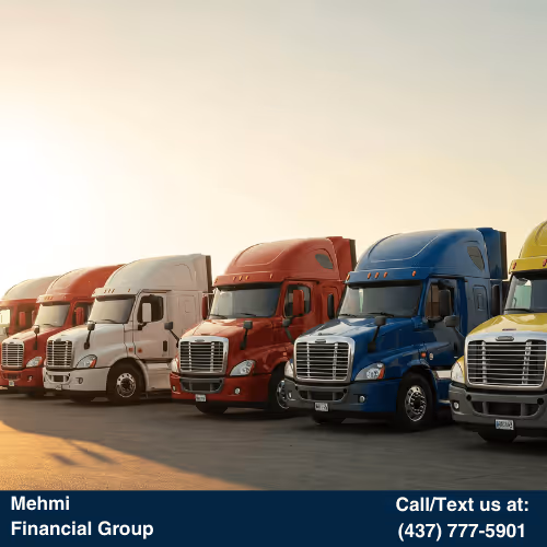 Explore heavy truck and commercial vehicle financing in Ontario. Mehmi Financial Group provides tailored loan and lease solutions for growing transport fleets.