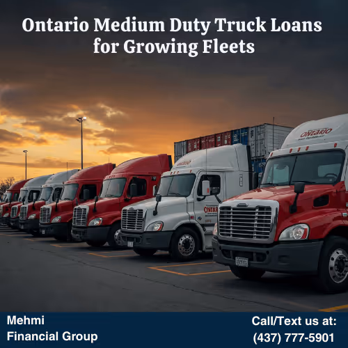 Ontario Medium Duty Truck Loans for Growing Fleets