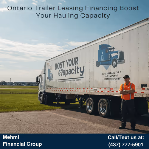Need reefer, semi, or cargo trailer leasing in Ontario? Mehmi Financial Group provides flexible financing and rental solutions to grow your transport capacity.