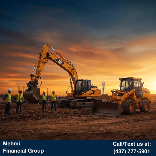 Lease construction equipment in Ontario with Mehmi Financial Group. Get affordable, flexible leasing options for excavators, cranes, and more—boost your project efficiency.