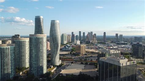 Downtown Mississauga, Ontario, Canada. The skyline as seen from | Pre ...
