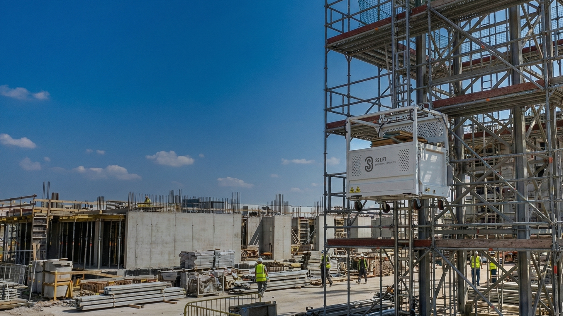 Industrial Vertical Ladder Hoist