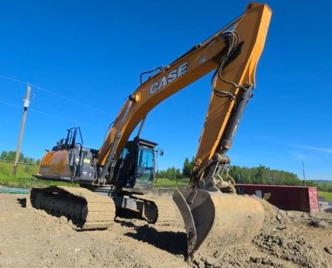 2020 Case CX350 excavator financed for construction equipment in Canada