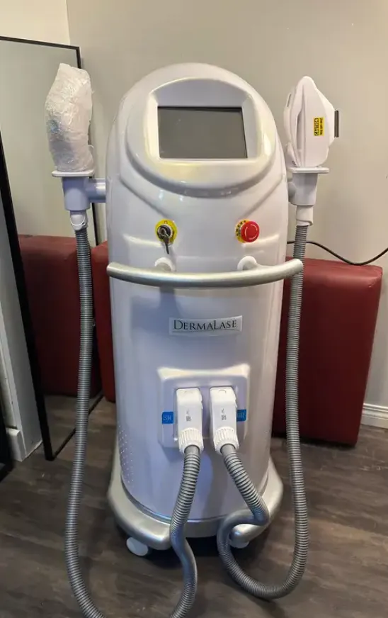 Dermalase laser hair-removal equipment financed for a beauty business