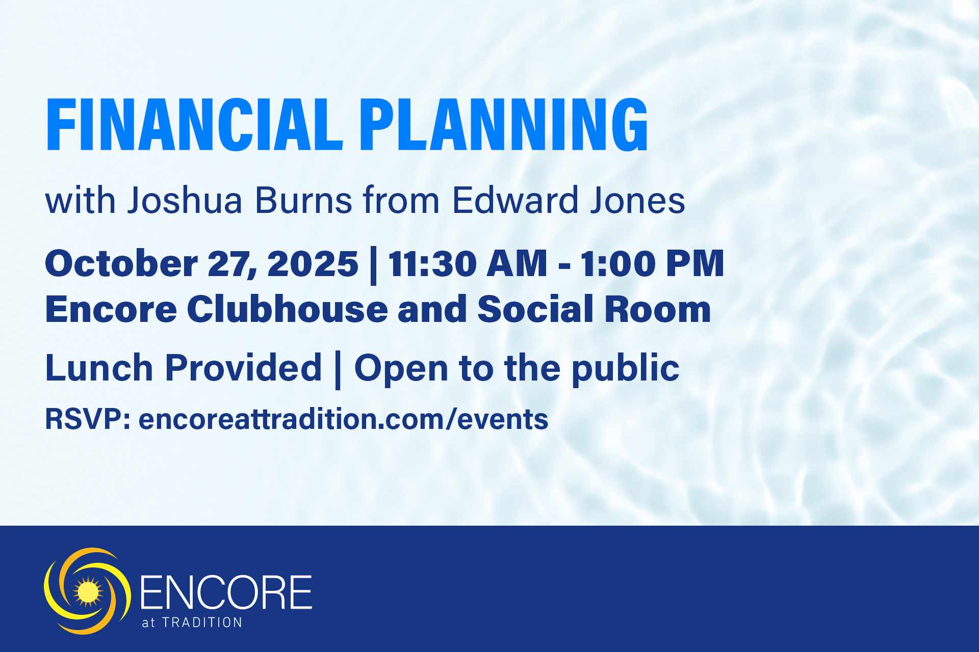 Financial Planning with Joshua Burns from Edward Jones