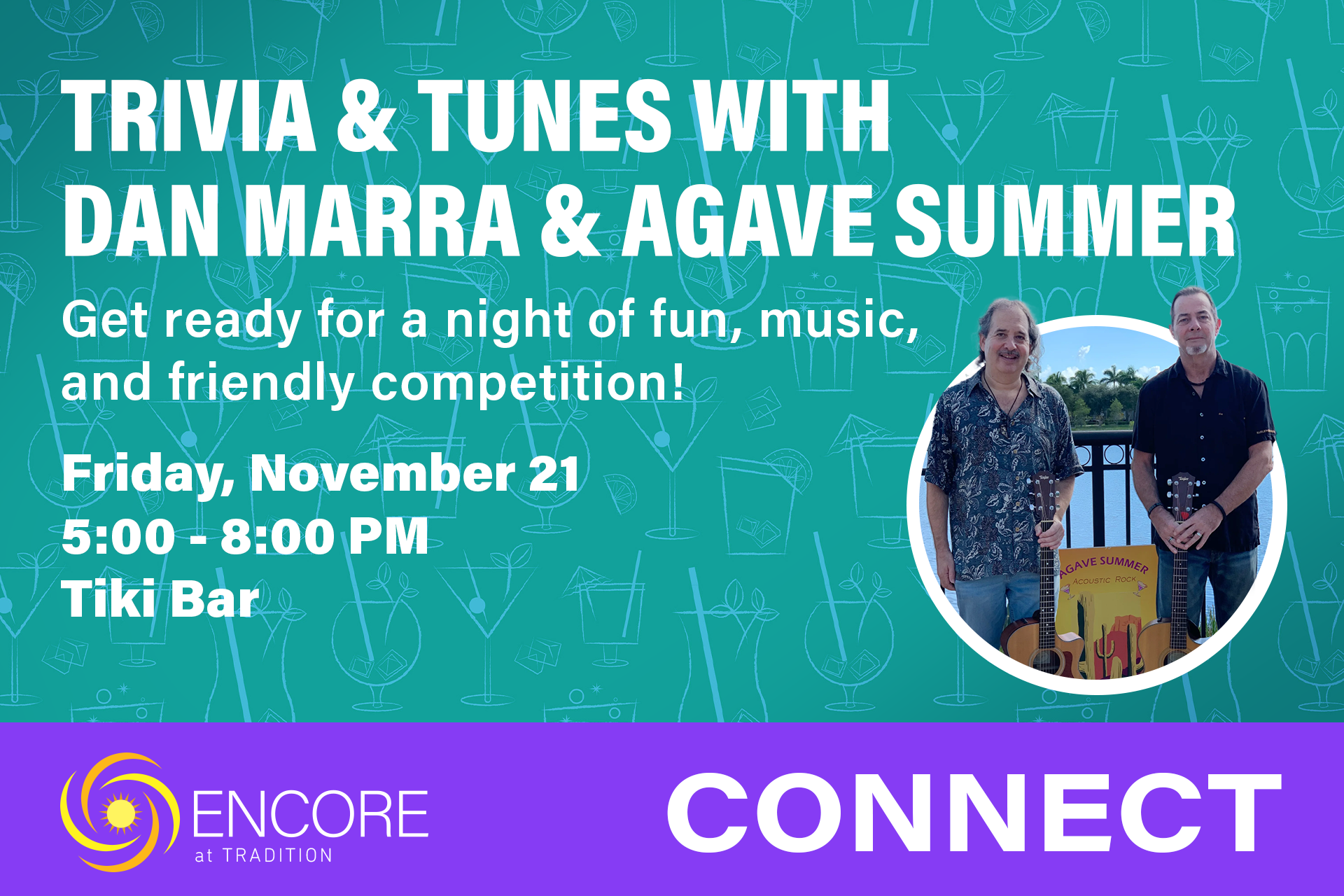 Trivia & Tunes with Dan Marra and Agave Summer