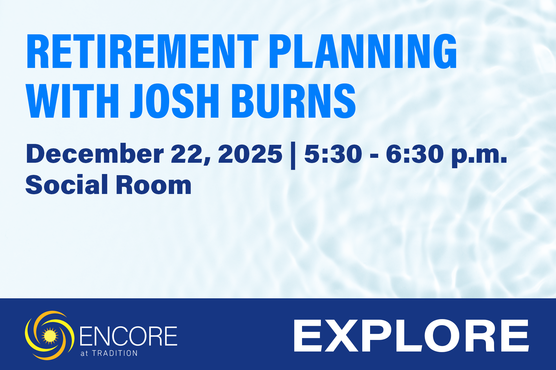 Retirement Planning with Josh Burns