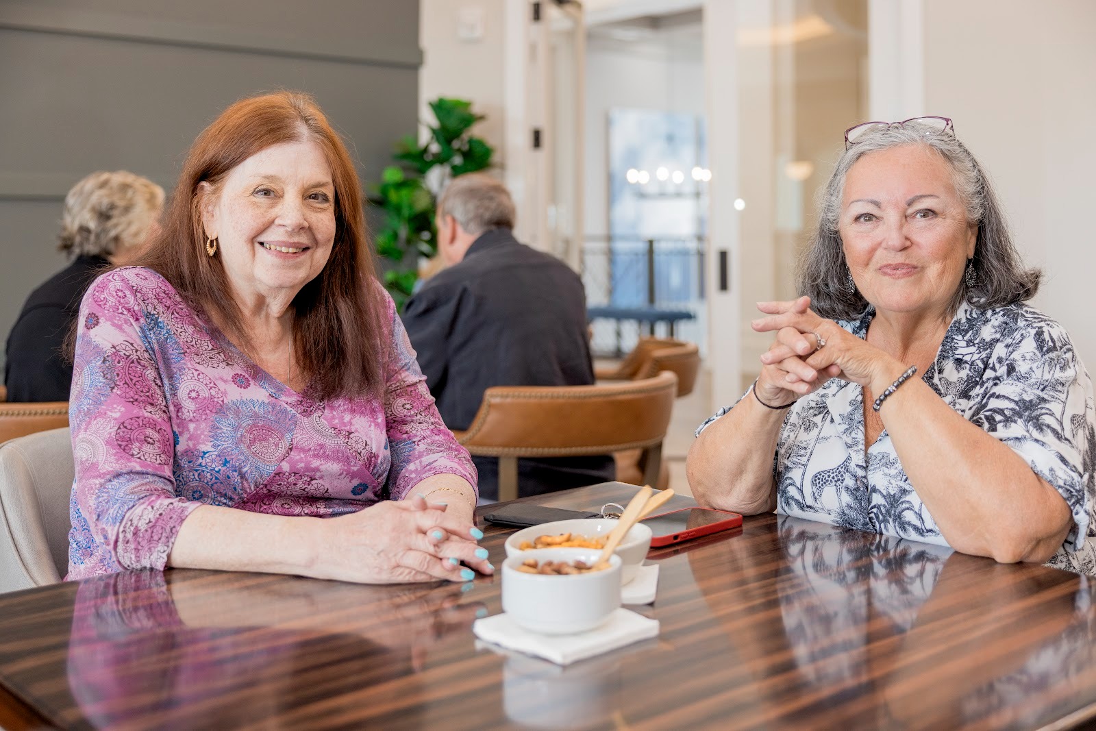 Residents enjoying each other’s company at Encore at Tradition, a resort-style community with amenities in Florida