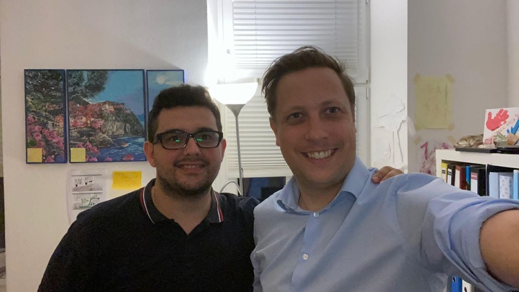 Tobias Schaller, Austrian host finished a successful second erasmus exchange with Sasha Hortolomei (young entrepreneur from Germany)