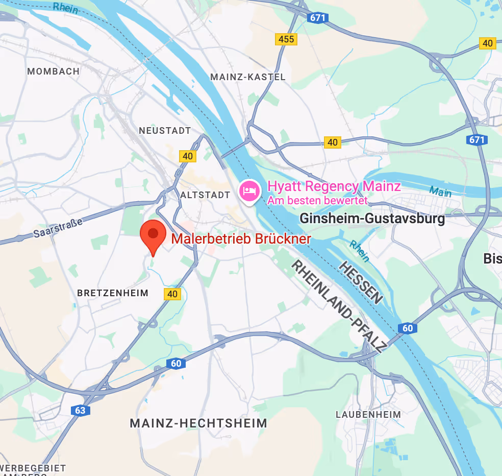 Google Maps Malerbetrieb Brückner