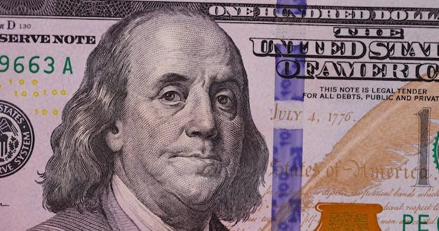 Large amount of cash american dollars in cash paper bills | Premium Photo