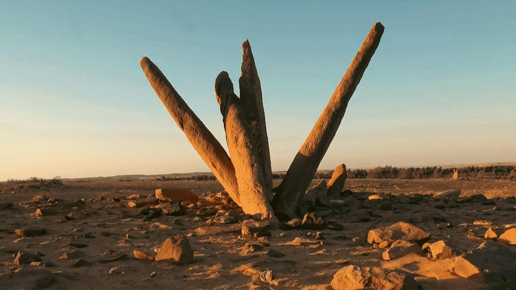 أعمدة الرجاجيل • وادي تريب