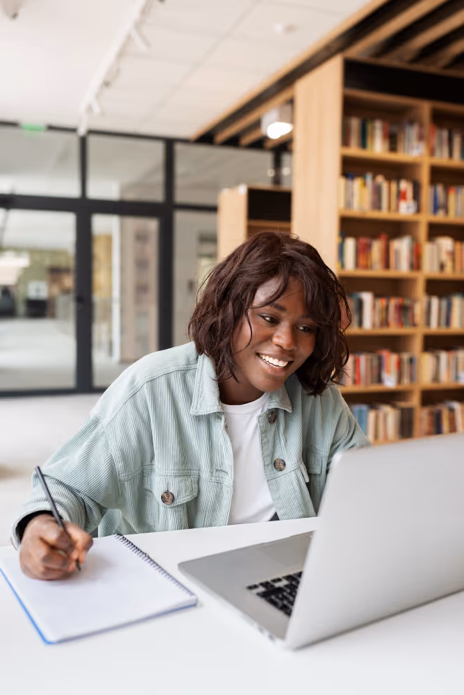 The student is studying