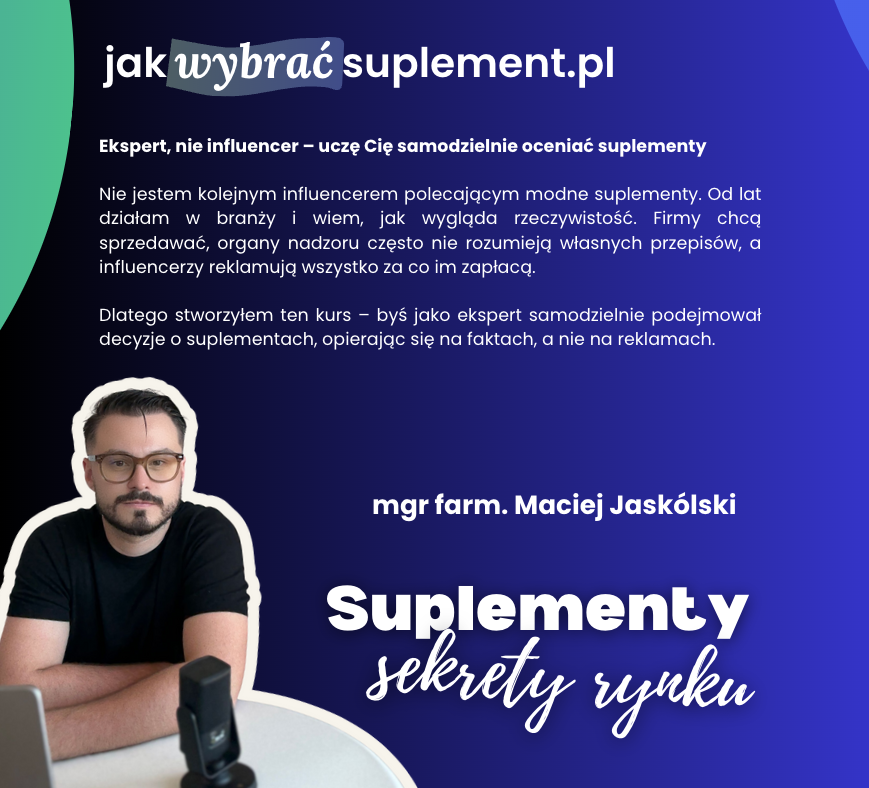 Autor Maciej Jaskólski z ebookiem 'Nie daj się nabić w kapsułkę!'