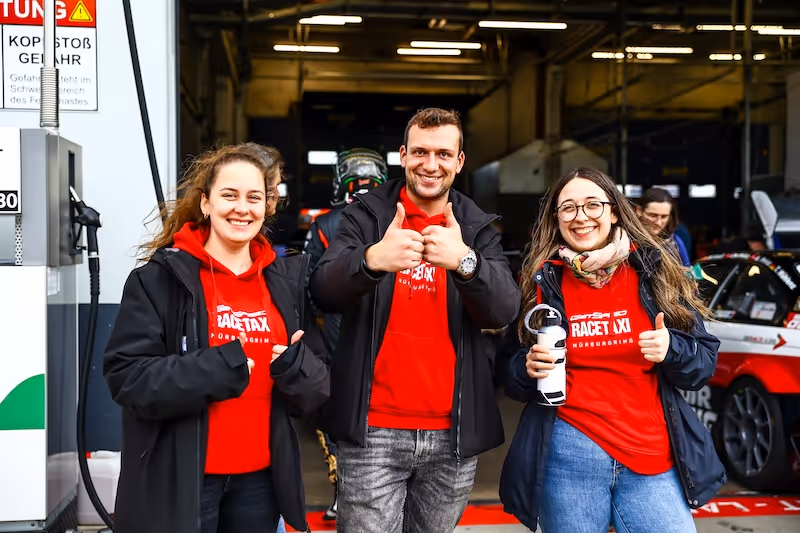 GetSpeed Racetaxi Nürburgring Mitarbeiter