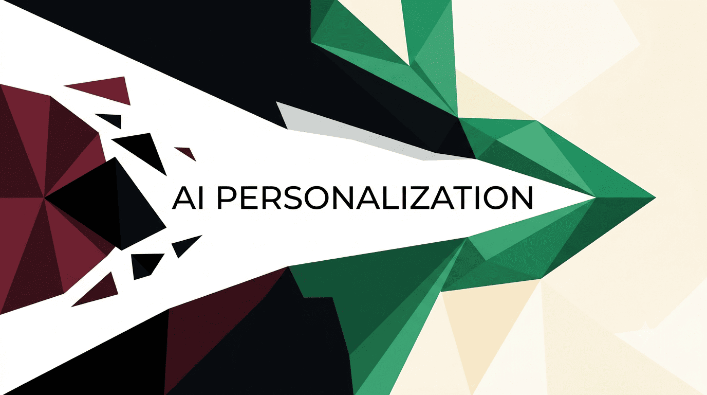 AI personalization header