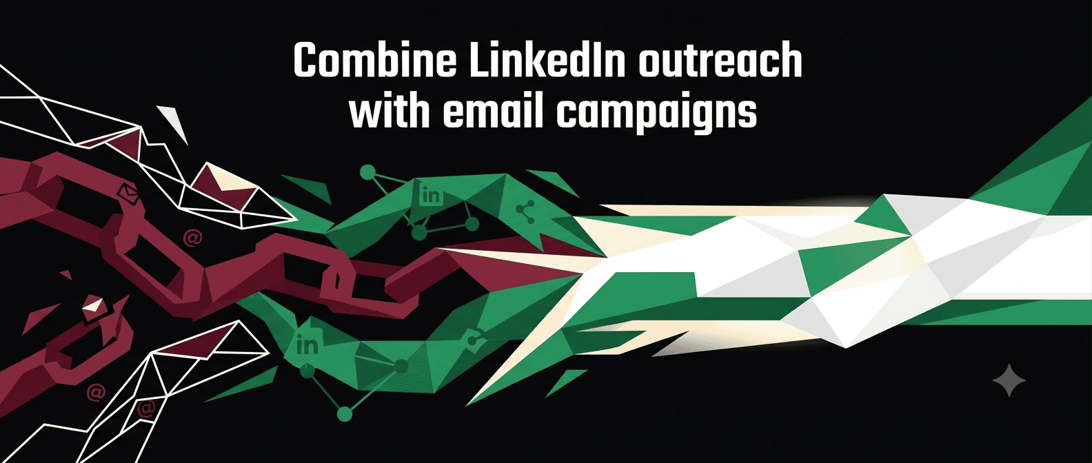 linkedin and email header