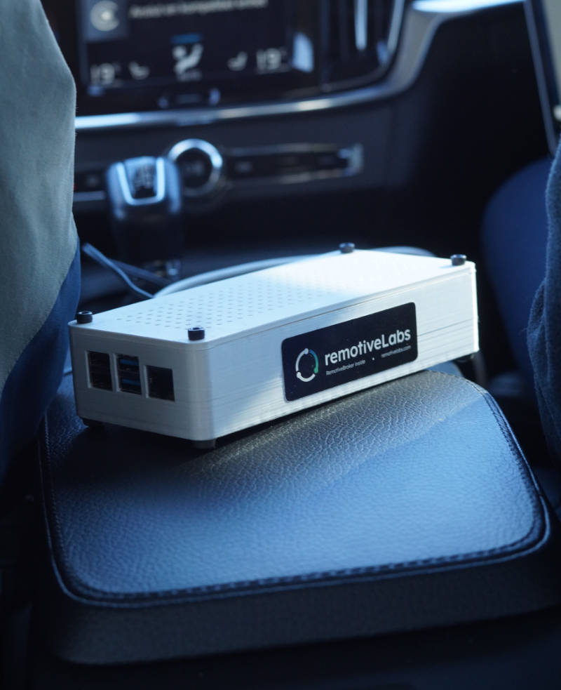 RemotiveBroker in vehicle.