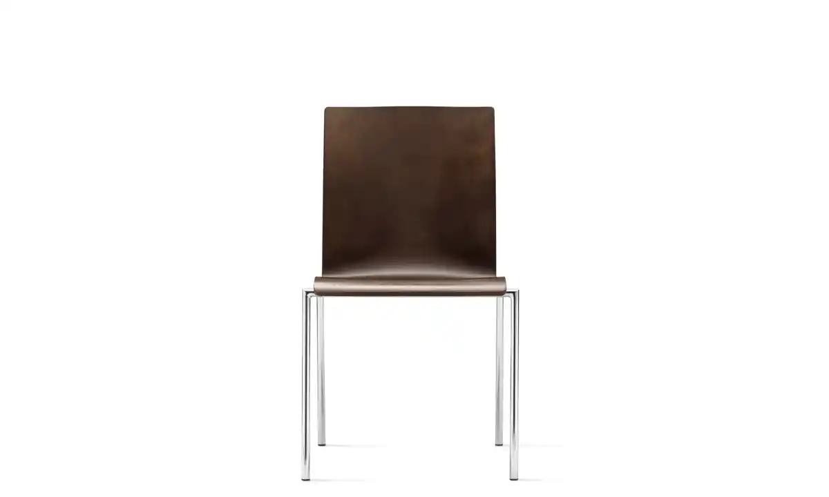 Axis Armless Dark Wood Front
