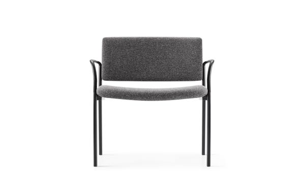 Cache Bariatric Front Upholstered Black