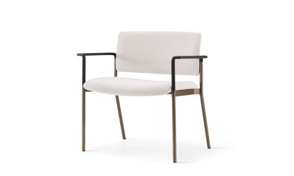 Cache Bariatric Upholstered Black Arms