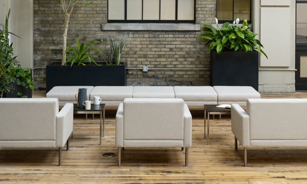 Cache Square Tables with Lore Chairs