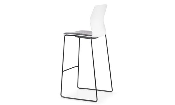 Celebrate Stool 30 White Back