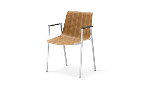 Fjord Chair Wood Grain Front