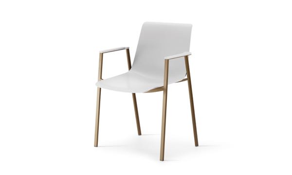 Fjord Chair Light Grey Med Bronze