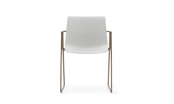 Fjord Chair Grey Med Bronze Profile