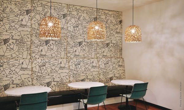 Fjord Chairs Green at Tables