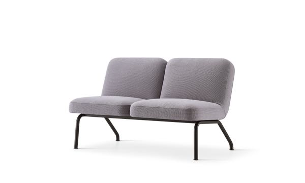 Nordic Grey 2 Seat Sofa