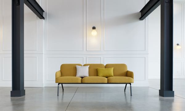 Nordic Gold Sofa Arms 3 seats