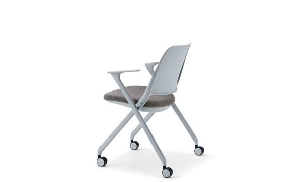 Zenith Arm Chair Grey Back 3 4