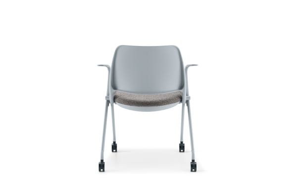Zenith Arm Chair Grey Back