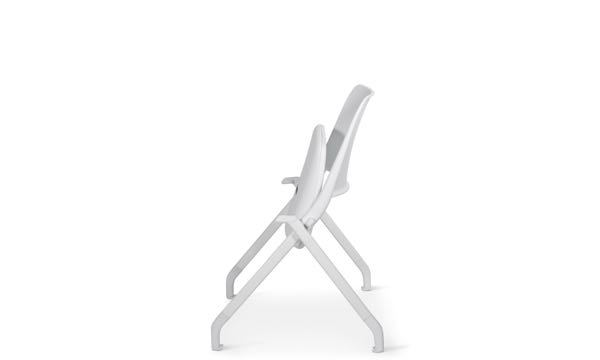 Zenith Armless White Profile Seat Flip