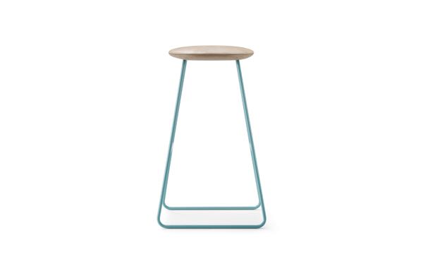 Tempt Stool Aqua Profile