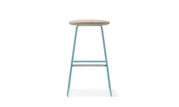 Tempt Stool Aqua Front