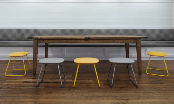 Tempt Stools Yellow and Grey