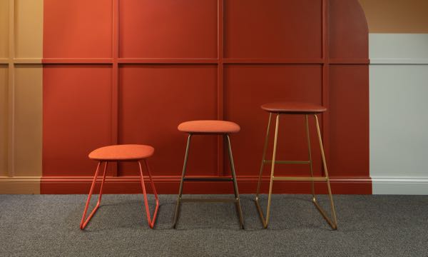 Tempt Stools Red Different Sizes