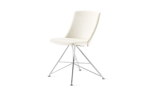 Artifakt Chair White Full Upholstered 3 4
