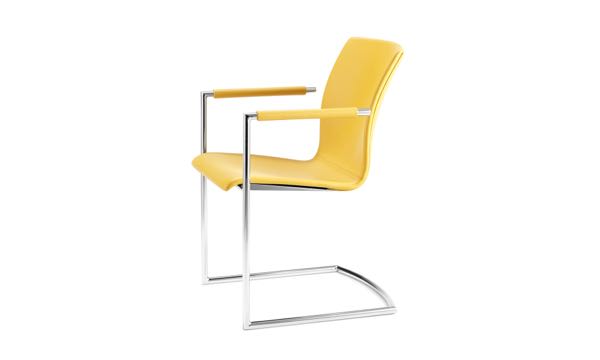 Axis Cantilever Leather Yellow 3 4