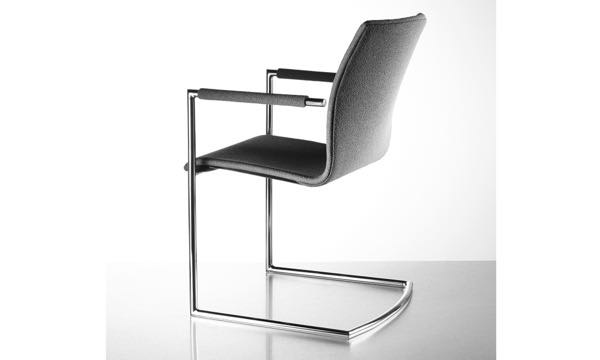 Axis Cantilever Upholstered Grey