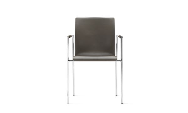 Axis Chair Taupe Front